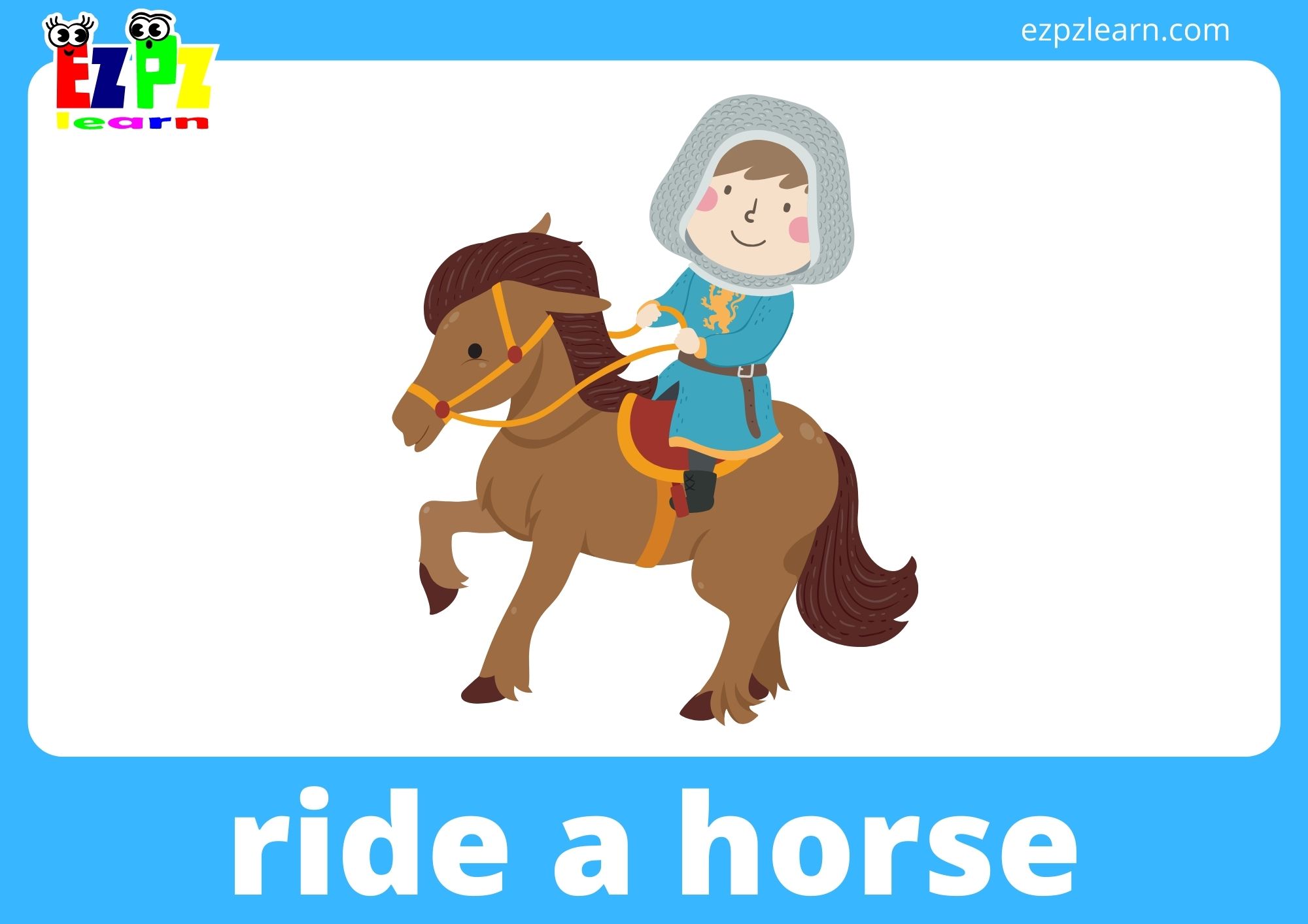 ride a horse